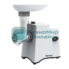Мясорубка электрическая Himmel HM-1002 белый, 2000 Вт, 1.8 кг/мин, реверс, защита от перегрузки, насадки - 4