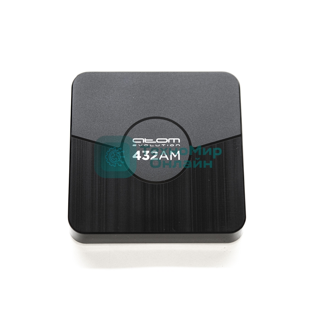 Приставка Смарт ТВ ATOM-432AM (Android TV Box), Amlogic S905W2, 4/32Gb, АTOMevolution