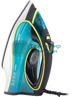 Утюг Hyundai H-SI01450 3200 Вт голубой/желтый