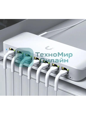 Коммутатор Ubiquiti UniFi Switch Ultra 60W PoE-коммутатор, 8х 1G RJ45, раздача 52 Вт