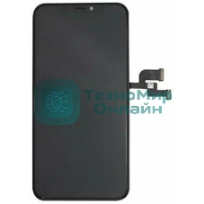 Дисплей Amperin для Apple iPhone XS в сборе с тачскрином (Soft Oled), черный