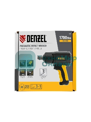 Ударный пневмогайковерт Denzel IW1700, 3/4