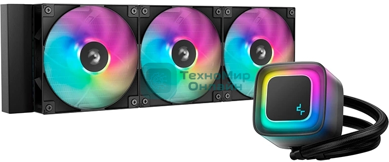 Система жидкостного охлаждения DeepСool LE360 V2 черный (R-LE360-BKAMMC-G-2)