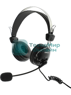 Гарнитура A4Tech HU-7P чёрный, проводная