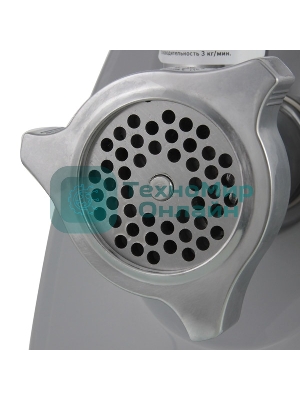 Мясорубка электрическая Bosch MFW 66020 белый/серый, 1800 Вт, 3.0 кг/мин, реверс, защита от перегрузки, насадки - 5