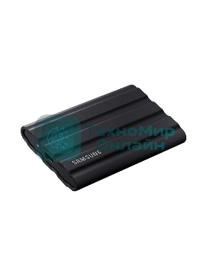 Внешний SSD Samsung T7 Shield, 1TB, USB 3.2 Gen 2 Type-C, R/W 1050/1000, черный