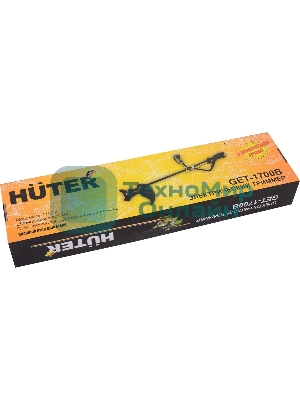 Триммер электрический Huter GET-1700B 1700Вт неразбор.штан. реж.эл.:леска/нож