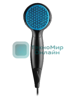 Фен Starwind SHD 7066 черный/синий, 1600 Вт, компактный, ионизация