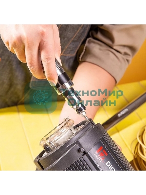 Ударно-поворотная отвертка с набором бит 13 шт Deli DL8901 (PH1, PH2x2, PH3, PH4, SL5, SL6, SL8, SL9, H4, H5, H6, H8), Cr-V, пласт. кейс