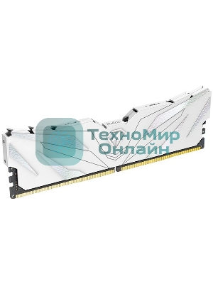 Оперативная память NETAC Shadow II, DDR5, 32Gb (2x16Gb), 6000 MHz, CL38, DIMM, с радиатором, белый