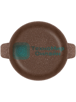 Кастрюля Maunfeld CARMEL MF26CRM01CR, 26 см, 5 л из литого алюминия со стеклянной крышкой