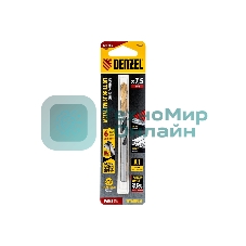 Сверло спиральное по металлу Denzel 7,5 x 109мм, Р6М5, Golden Tip, многогранная заточка