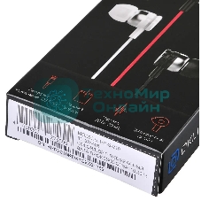 Проводные наушники Oklick HP-S-210 красный, внутриканальные, Jack 3.5 мм