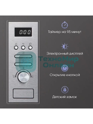 Встраиваемая микроволновая печь Zigmund & Shtain BMO 16.202 S