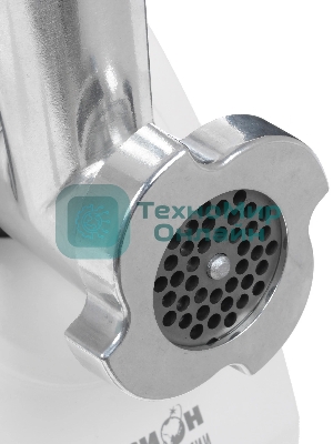 Мясорубка электрическая Аксион М34.03 белый, 1500 Вт, 1.7 кг/мин, защита от перегрузки, насадки - 4