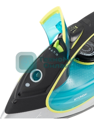 Утюг Hyundai H-SI01450 3200 Вт голубой/желтый