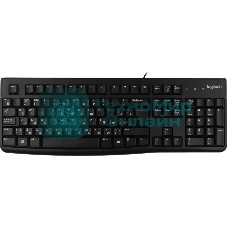 Клавиатура проводная Logitech K120 for business, USB черный (заводская гравировка)