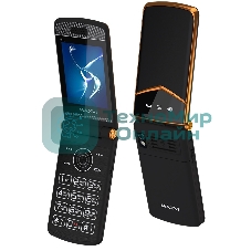 Мобильный телефон Maxvi E11 черный/золотистый