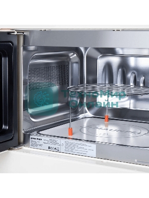 Встраиваемая микроволновая печь Maunfeld JBMO.20.5ERIB слоновая кость, 20 л, 700 Вт, переключатели - поворотный механизм