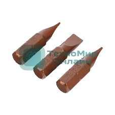 Бита EDGE by PATRIOT SL 5.5.мм, сталь S2, длина 25 мм, 3шт в блистере