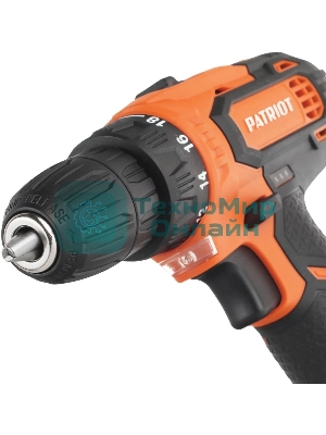 Дрель-шуруповерт аккумуляторная Patriot BR 119Li, Аккумуляторная, 12В, 2 АКБ
