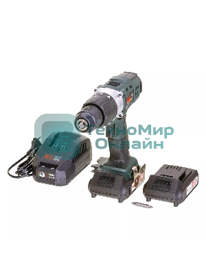 Дрель-шуруповерт Klpro KLDM18-20, 18 В, 2 Ач, 40 Нм, щеточный, ударный