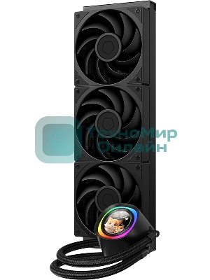 Система жидкостного охлаждения ID-Cooling FX360 LCD PE (Soc 1851/1700/1200/115X/AM5/AM4, 3x120мм fan, 2450rpm, 34.3 дБ, 350W, PWM 4-pin, Al+Cu) (FX360 LCD PE)