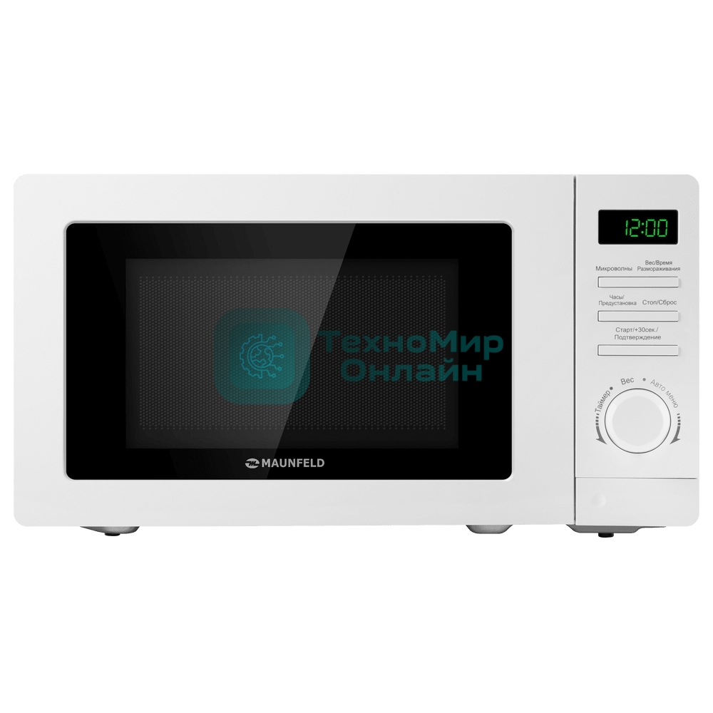 Микроволновая печь Maunfeld MFSMO720EW03 белый, 20 л, 1050 Вт, переключатели - сенсор