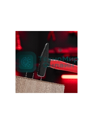 Молоток слесарный Matrix optimal 200 г, фибергласовая обрезиненная рукоятка, квадратный боек