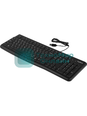 Клавиатура проводная Logitech K120 for business, USB черный (заводская гравировка)