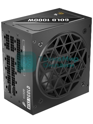 Блок питания 1STPLAYER NGDP Gold, 1000Вт, 80 PLUS Gold, 120мм, модульный, черный