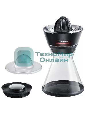 Соковыжималка Bosch MCP72GPB черный, цитрусовая, 40 Вт, 1000 мл, механическое