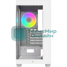 Компьютерный корпус Case Ocypus Gaммa C52 WH ARGB mATX/win/white/3 ARGB fans/no PSU/Tempered Glass