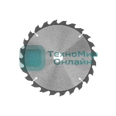 Пильный диск по дереву Denzel ф250 х 30 мм, 24 зубьев