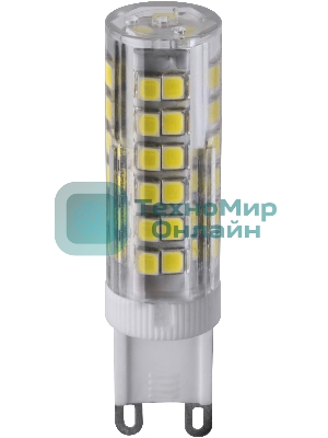 Лампа светодиодная Navigator NLL-P-G9-6-230-3K 6Вт капсульная 3000К теплый белый G9 480лм 230В