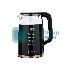 Чайник электрический LEONORD LE-1511 1,7 л, 2200 Вт, двойной корпус, черный