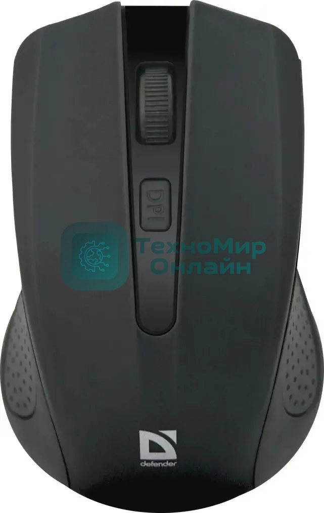 Мышь беспроводная Defender Accura MM-935 черный, 1600 dpi, радиоканал, USB, кнопки - 4