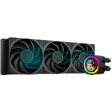 Система жидкостного охлаждения ID-Cooling FX360 LCD PE (Soc 1851/1700/1200/115X/AM5/AM4, 3x120мм fan, 2450rpm, 34.3 дБ, 350W, PWM 4-pin, Al+Cu) (FX360 LCD PE)