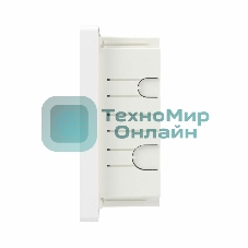 Щиток встраиваемый FRAME DKC F18B1WW 18мод. с бел. дверцей с 2 шинами PEN на 8 и 10 отверст. белый