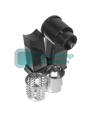 Мясорубка электрическая Moulinex ME112832 черный/серебристый, 1600 Вт, 1.9 кг/мин, реверс, защита от перегрузки, насадки - 5