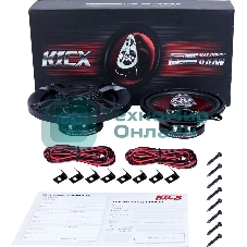Колонки автомобильные Kicx SP 133 100Вт 89дБ 4Ом 13см (5дюйм) (ком.:2кол.) коаксиальные трехполосные