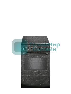 Плита электрическая Gefest ЭП Н Д 5560-03 0053 черный, конфорок 4 шт, духовка 55 л, 50 см x 85 см x 58.5 см