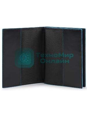Обложка для документов Piquadro Blue Square PP5246B2R/N черный натур.кожа