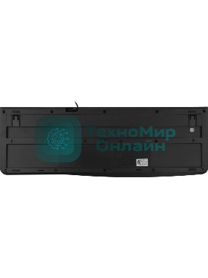 Клавиатура проводная Logitech K120 for business, USB черный (заводская гравировка)