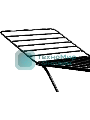 Сушилка для белья НИКА СБТ18/Ч напольная, 18 м, черный, рабочее полотно из труб D-10 мм