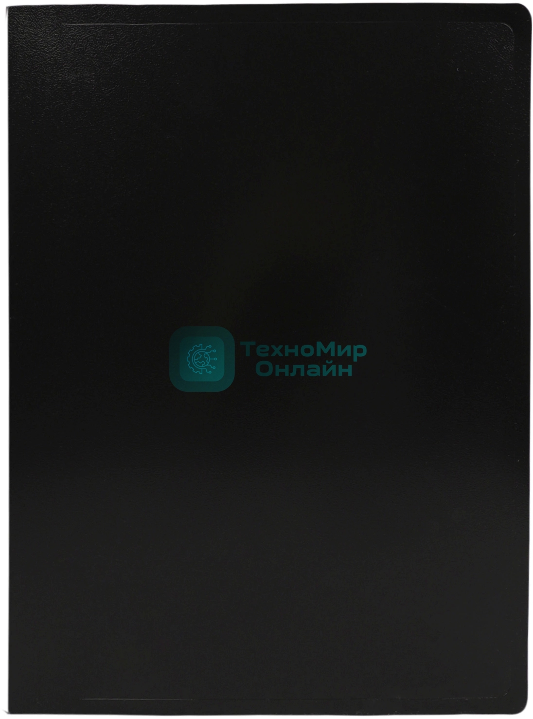 Папка на 4-х кольцах Silwerhof Eco A4, пластик, 0.5мм, черный