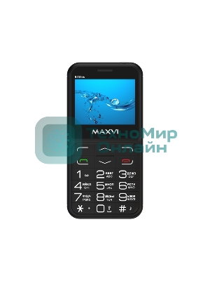 Мобильный телефон Maxvi B231ds черный
