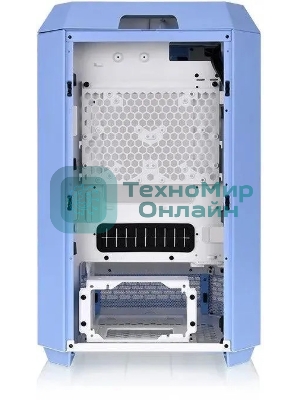Компьютерный корпус Thermaltake The Tower 300 Hydrangea голубой без БП miniITX 8x120мм 6x140мм 2xUSB 3.0 audio bott PSU