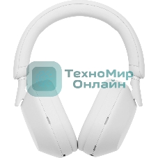 Беспроводные/проводные наушники Sony WH-1000XM5 белый, полноразмерные, Bluetooth + проводной, активное шумоподавление, до 30 ч