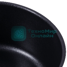 Кастрюля Maunfeld ASTRID MF24ASTR1CR из кованого алюминия со стеклянной крышкой, 24 см, 4.6 л